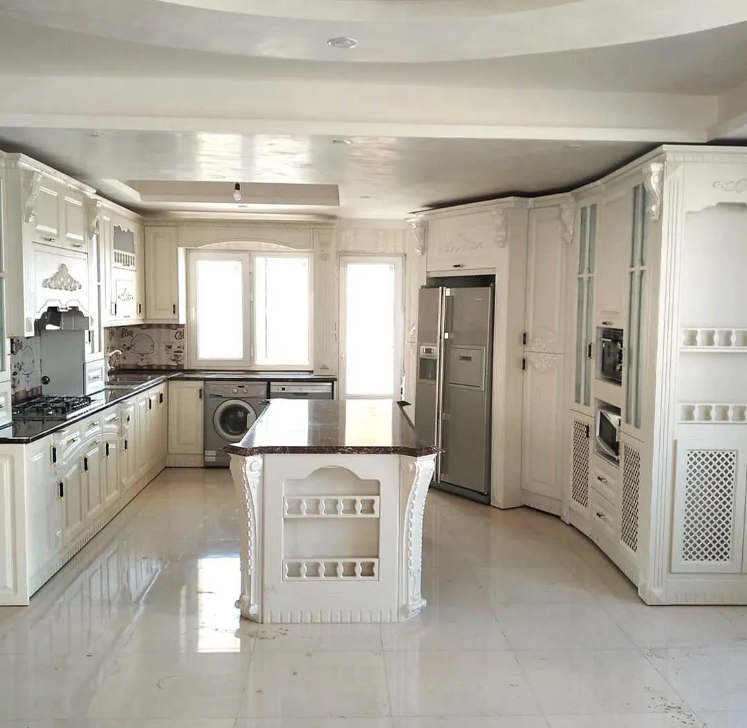کابینت آشپزخانه کلاسیک طرح چوب